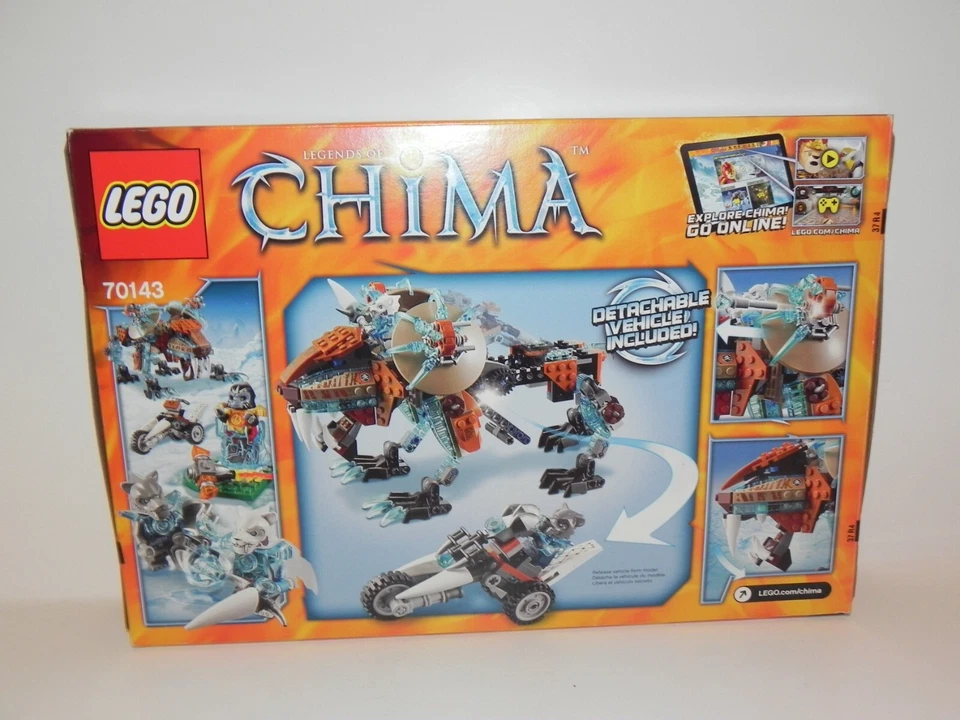 LEGO CHIMA 70143 ~ Sir Fangar's Saber tooth Walker - 415 Pcs. NEW Sealed Box - Image 2 of 4