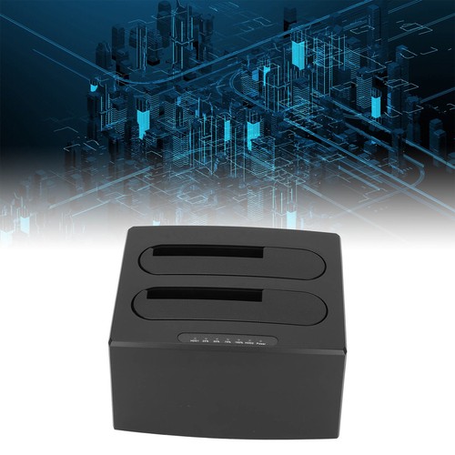 (UK) Hard Drive Reader USB 3.0 To Dual Bay External HDD Dock Caddy - Photo 21/22