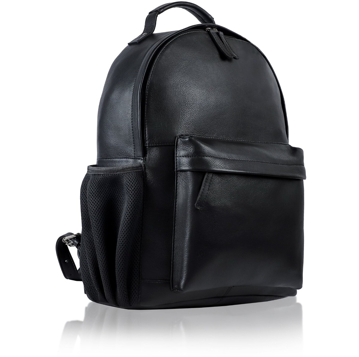 buy mens black leather backpack Access Accessories Genuine Leather Backpack Brown Crazyhorse