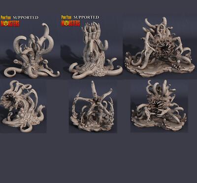 3D Printed Print Your Monsters Chaos Creature Set 28mm - 32mm D&D Wargaming
