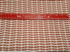 Patriotic Fabric- Stars in Wavy Stripes-Hobby Lobby -Sold BT Fat Quarter