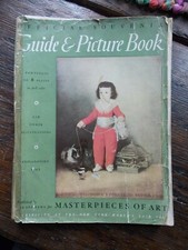Masterpieces of Art 1939 Souvenir GUIDE & PICTURE BOOK paintings, sculptures