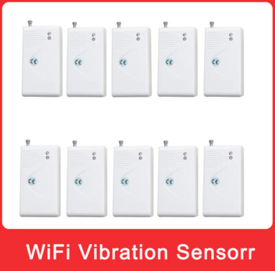 10pcs Wireless Vibration Sensor Shock Detector 433mhz for Alarm System