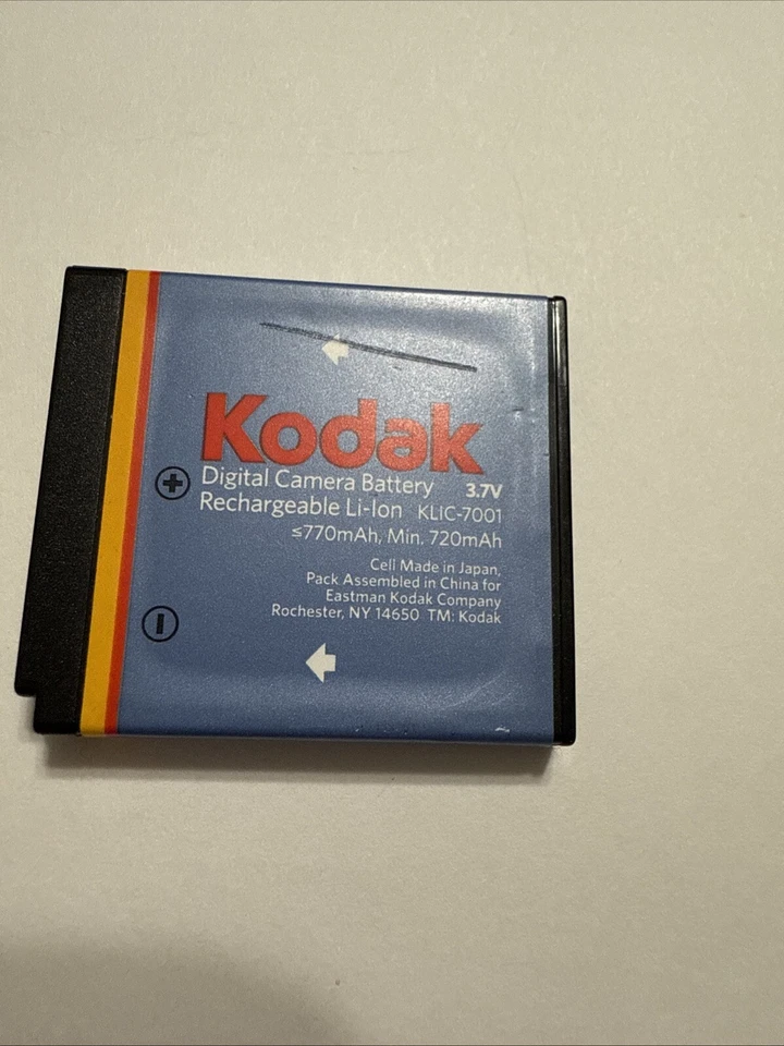 Lote De 3 Baterías Kodak KLIC-7001 720mAh 3.7V Para M341 M340 M320 M1073 M86 Foto 2 de 3