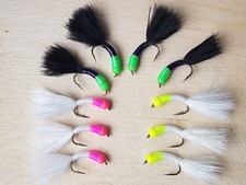 SMALL CAT BUG/Stalking Bug Trout flies SIZE 12
