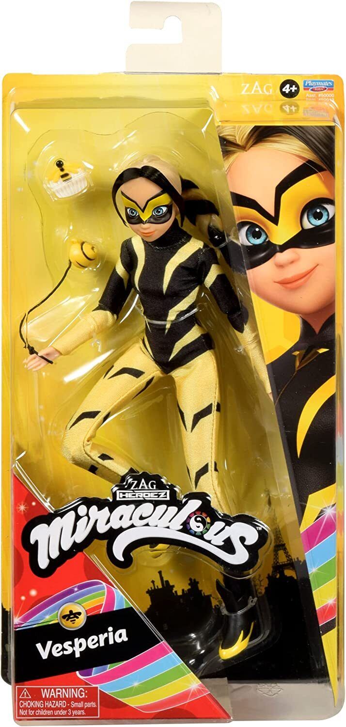 Miraculous Ladybug Doll Vesperia Dragonbug Queen Bee Cat Noir