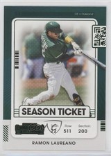 2021 Panini Contenders Season Ticket Green Ramon Laureano #39 18af