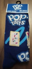 NIP Pop Tarts Adult Men's Crew Socks Toaster Pastries! 