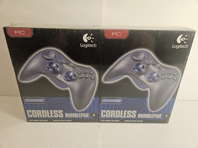 Brand New Vintage Logitech Wingman Cordless Rumblepad PC Controller Set of 2