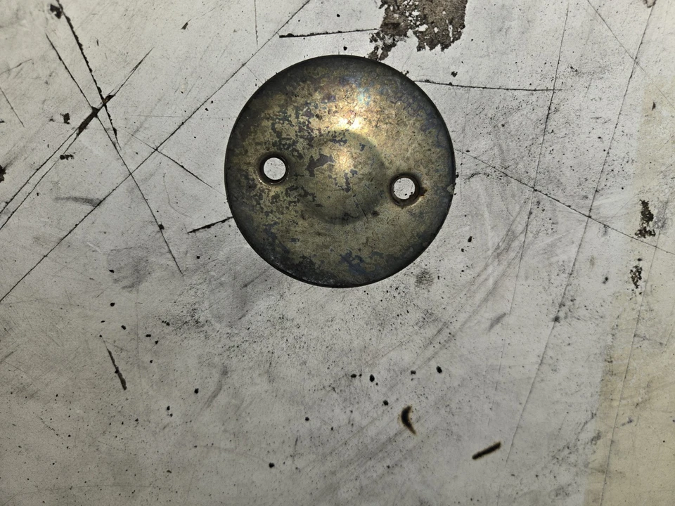 Harley Davidson Panhead FL FLH DuoGlide OEM Clutch / Chain Inspection Cover - Image 2 of 4