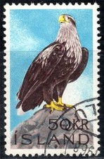 Islande 1966 Mi. 399 Oblitéré 100% 50 kr, aigle