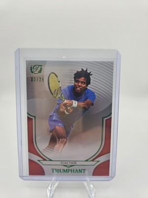 2025 Topps Tennis Triumphant Orange Foil 3/25 Elias Ymer