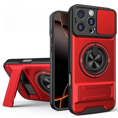  For iPhone 11 12 13 14 15 16 17 Pro Max Shockproof KickStand Heavy Duty Case