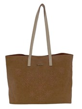 DESIGUAL Borsa shopper Donna Borsa marrone stile casual