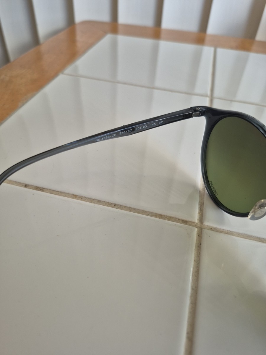 Authentic RAY-BAN Chromance RB4336CH 710-BC 50-20 145 3P