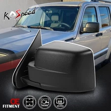 Left Driver Side Powered Adjust Heated Rear View Mirror for 08-12 Jeep Liberty