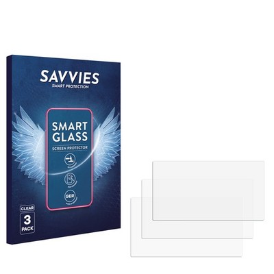 3x Displayschutzglas für Roland SH-4d Panzerfolie