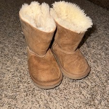 Toddler Brown Bow Ugg Bailey Boots Bailey Sz 7