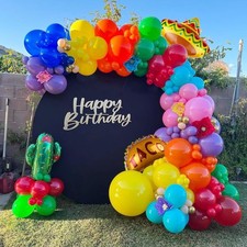 Mexican Fiesta Party Decorations 159pcs Fiesta Balloon Arch Garland Kit Cactus S