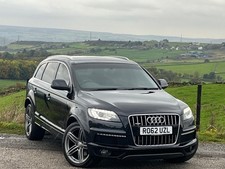 2012 62 AUDI Q7 3.0 TDI V6 S LINE PLUS QUATTRO 5 DOOR SUV 4x4 7 SEATER AUTOMATIC