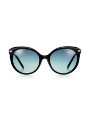 Tiffany Co Victorian Sunglasses, in Black Acetate with Blue Lense