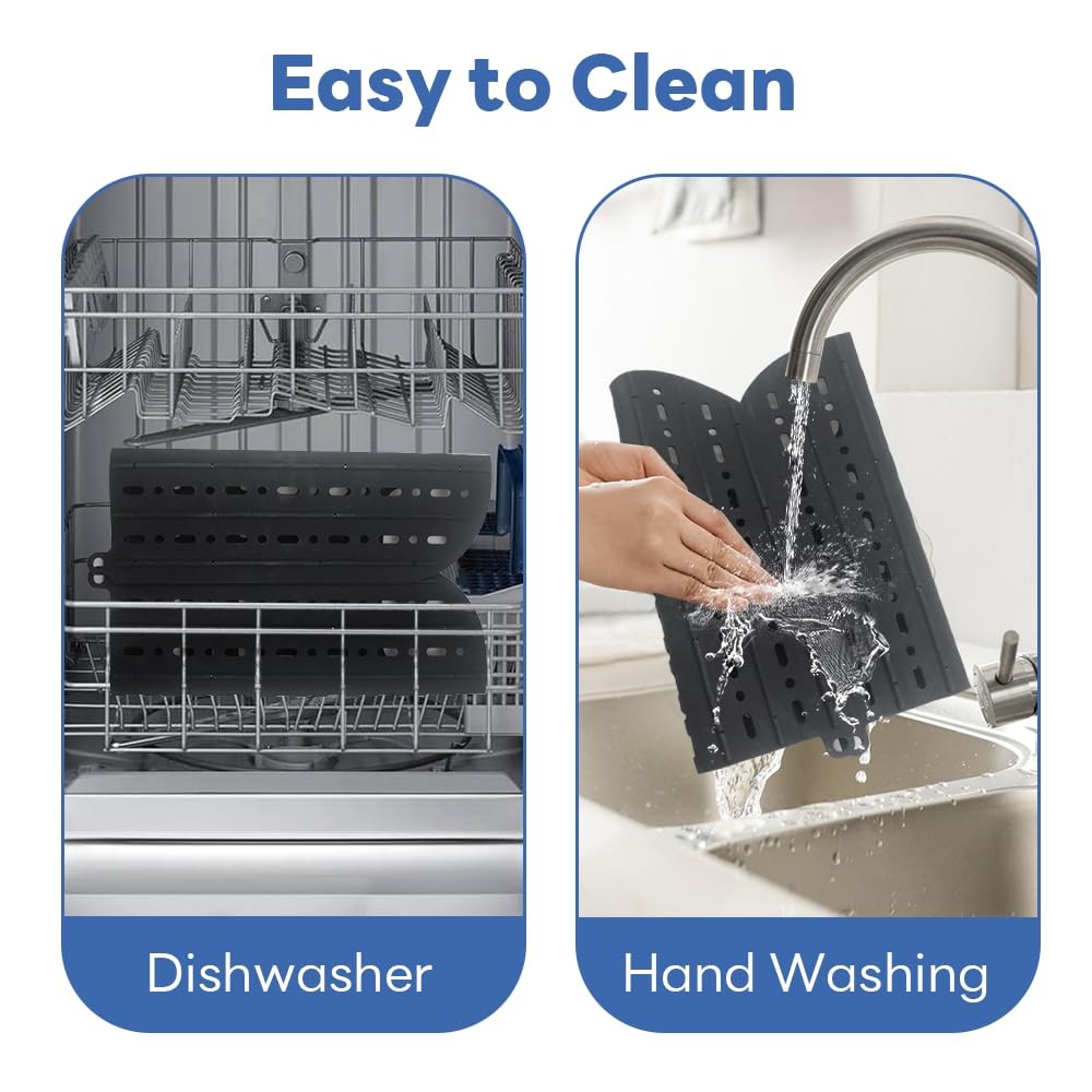 MONVIE Bathroom Sink Cover Foldable Silicone Beauty Makeup Brush Cleaning Mat