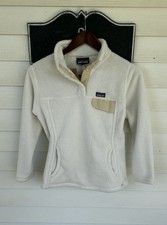 NWT PATAGONIA Snap-Fleece Unbleached Pullover Kids L 12