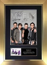 Mcfly Boy Band Signed Photo Reproduction Mounted Print A4 Framed Pop Gift