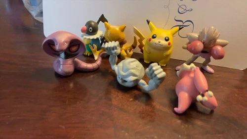 New ListingSome TOMY Pokémon Collectable Figures Lot Nintendo Vintage RARE 7 figures toys