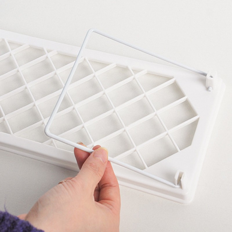Dormitory Storage Shelf Strong PP Metal Foldable Design Simple Style Desktop