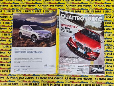 *Rivista Magazine QUATTRORUOTE 709 n.10 ottobre 2014 BMW SERIE 2 ACTIVE TOURER