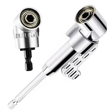 Right Angle Drill Attachment, 105 Degree Right Angle Drill Bit Adapter, 2 PCS...