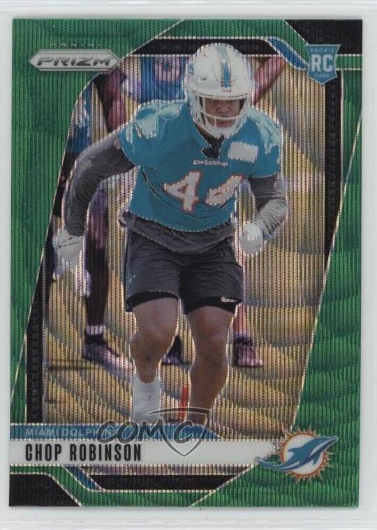 2024 Panini Prizm Rookies Green Wave Prizm Chop Robinson #319 15ee