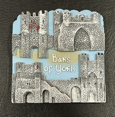 The Bars Of York Magnet England Castle Prison 3D Travel Souvenir UK