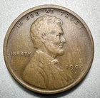 1909- S  LINCOLN CENT   VF   KEY DATE #2266