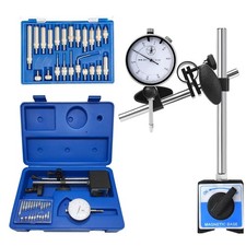 Dial Indicator with Magnetic Base and Point Precision Inspection Set, Dial...