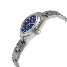 Rolex Oyster Perpetual 28 Automatic Chronometer Blue Dial Ladies Watch 2