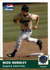 2005 Eugene Emeralds Grandstand 15 Nick Hundley Seattle Washington Baseball Card