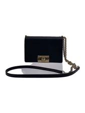 FURLA Shoulder Bag Leather Black