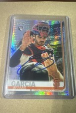 Autographed 2019 Topps Chrome - Aramis Garcia #129 Prism Refractor (RC) IP AUTO