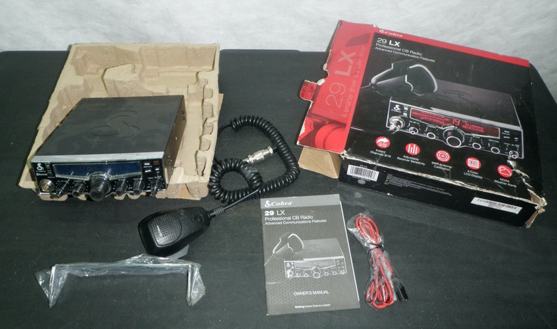 COBRA 29 LX PERFORMANCE TUNED & PEAKED CB Radio KIT VAN PICKUP TRUCK RV BOAT