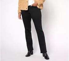 Belle by Kim Gravel TripleLuxe Twill Baby BootCut Jean-Black-Plus 32W A612814