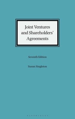 Joint Ventures and Shareholders' Agreements by Susan Singleton Hardcover Book