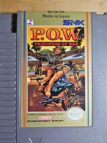 P.O.W. Prisoners of War - 1989 NES Nintendo Game - Cart Only - TESTED!