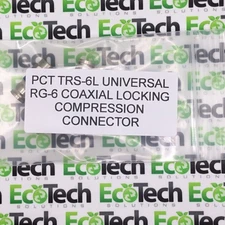 PCT TRS-6L Universal RG-6 Coaxial Locking Compression Connector