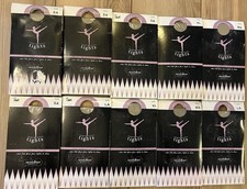 Lot Of 10 Revolution Dancewear Color-Flow Women  s Footed Tights Style 1003 Tan