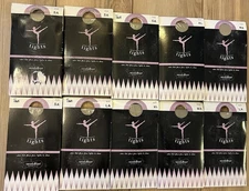 Lot Of 10 Revolution Dancewear Color-Flow Women’s Footed Tights Style 1003 Tan