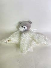Carters Just One You Bear Security Blanket Baby Lovey White Gray Tan Moon 68167
