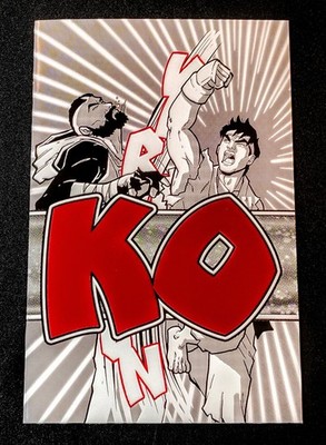 NYCC Viral RZP Street Fighter Homage Ryu Embossed B&W + Red Spot Foil LE 25