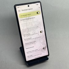 Google Pixel 6 GB7N6 Unlocked 128GB Sorta Seafoam Cracked Screen READ